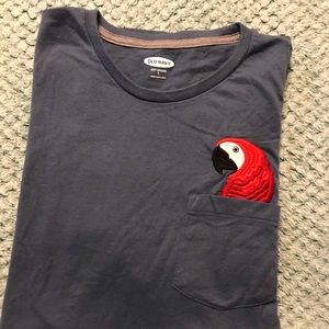 Old Navy Embroidered Pocket Tee